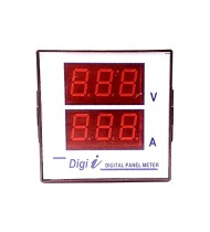 Kisan Engineering Digital Panel Meter AC Voltage Range Up to 500v AC Current Rang Upto 50 amp. Digital Voltage Ampere Meter