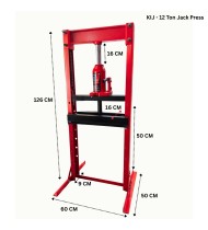 12 Ton Jack Press - Kisan Engineering