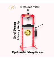 20 TON Hydraulic SHOP PRESS with DOUBLE PUMP - Kisan Engineering